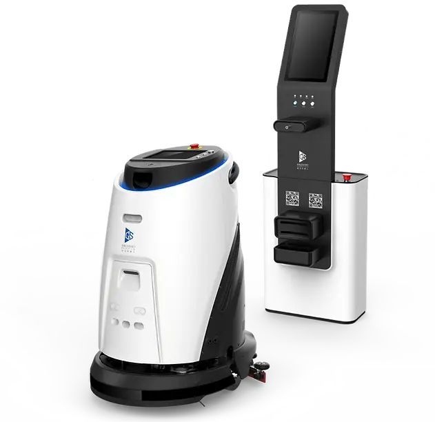 Scrubber-50 w Dockingstation für Reinigunsroboter